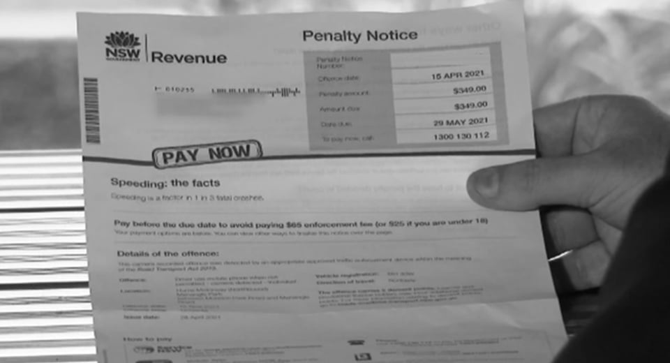 Expensive seat belt fines in Australia
