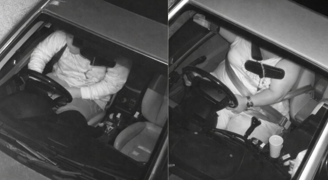 Seat belt camera photo targeting incorrect seatbelt use
